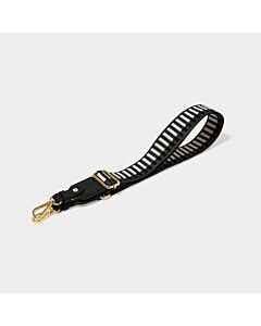 Katie Loxton Canvas Bag Strap - Cloud Pink Stripe